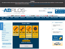 Tablet Screenshot of abfilos.com